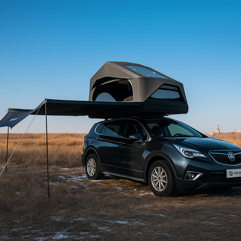 NordApex Halo Clamshell Rooftop Camper Tent