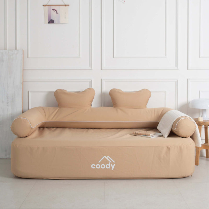 Coody Air Sofa Beige – Inflatable Camping Couch