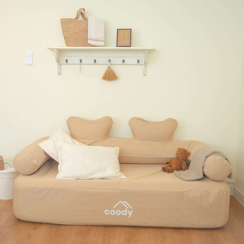 Coody Air Sofa Beige – Inflatable Camping Couch