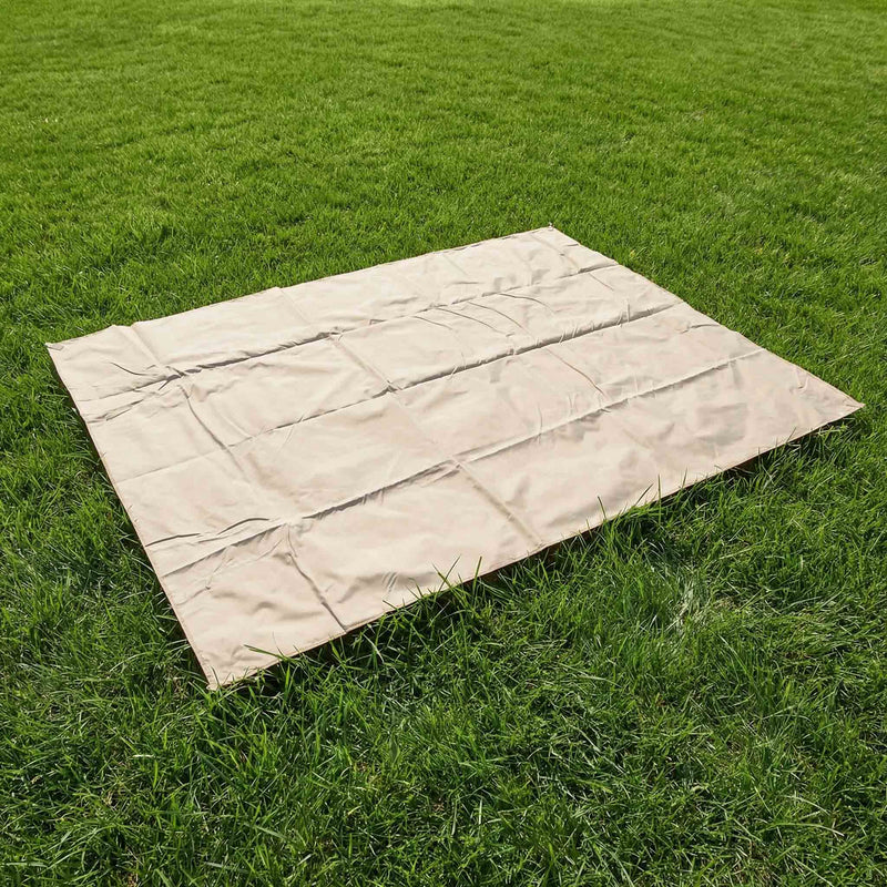 Coody 10.0 Beige  (2-4 person) Camping Bundle – Tent, PVC Ground Sheet, Carpet & Pump