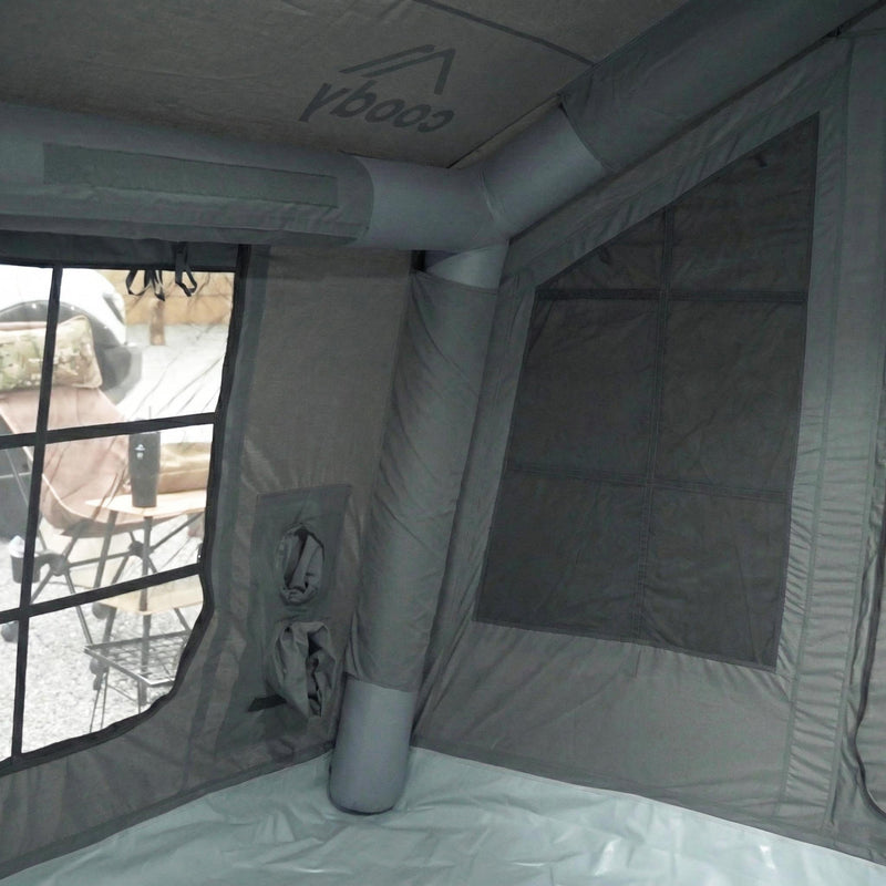 Coody 8.0 Gray - Inflatable Tent House for Camping 1-4 person