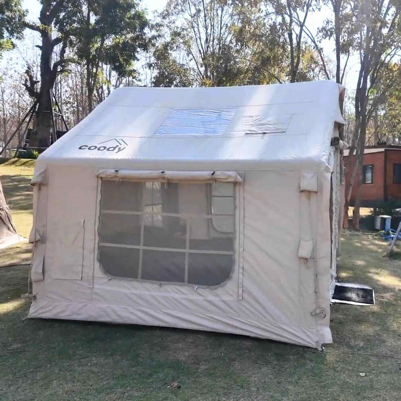 Coody 8.0 Beige Inflatable Tent for Camping (1-4 person)