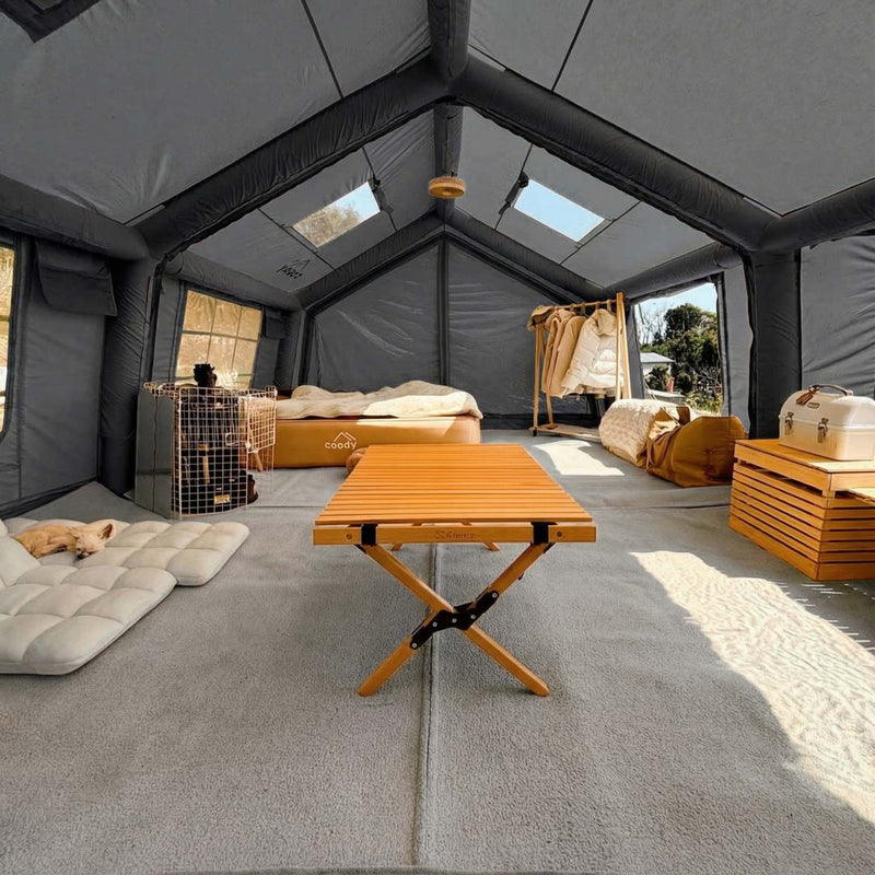 Coody 17.2 (Koala-7) Gray Inflatable Tent House for Camping (2-10 person)