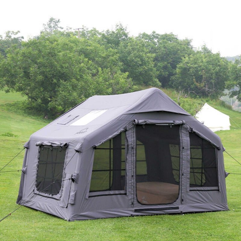 Coody 8.0 Gray - Inflatable Tent House for Camping 1-4 person