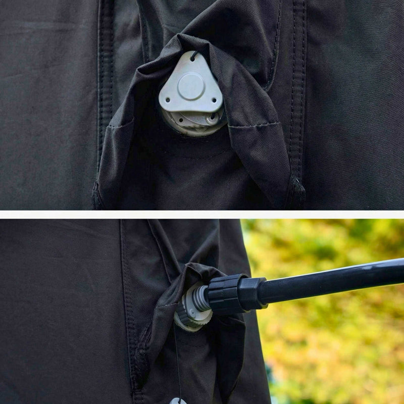 Coody Familia AirTent 17.2 Pro Black - Inflatable Tent for Camping (2-10 Person)