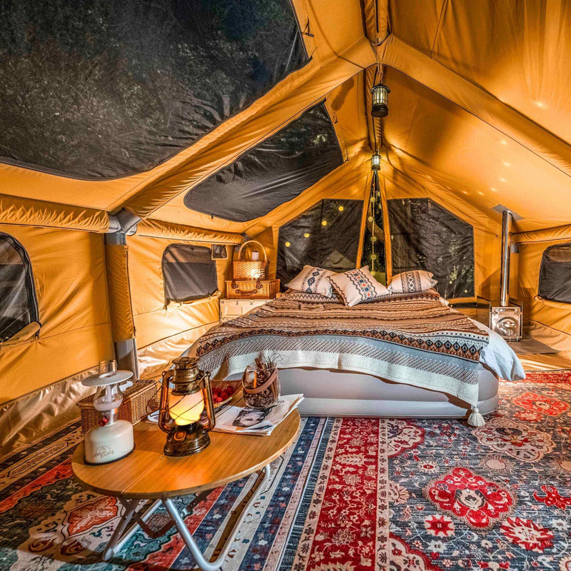 RBM Panda Large Sunny Beige - Inflatable Tent for Camping (2-6 person)