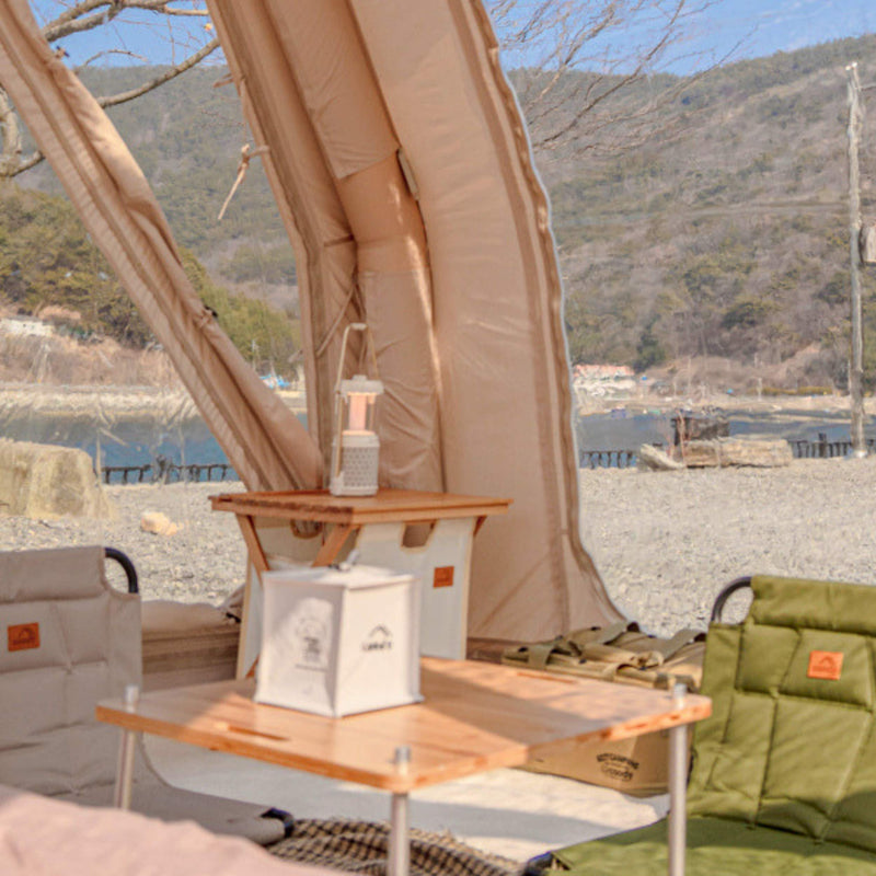 Coody 10.0 PRO Beige Premium Inflatable Canvas Tent for 2–4 Campers