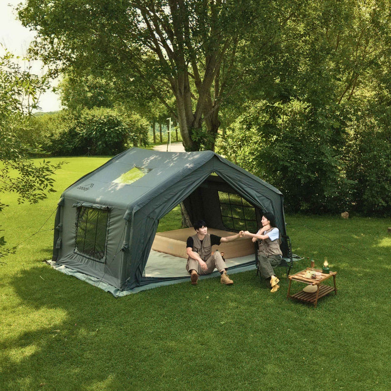 Coody 10.0 Gray Inflatable Tent House for Camping (2-4 person)