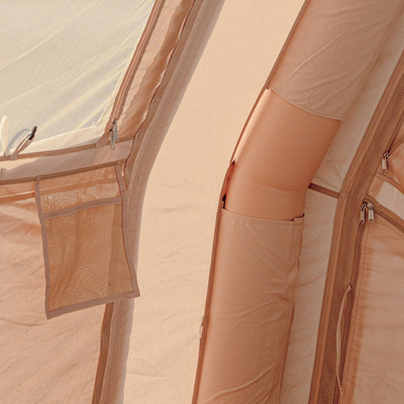 Coody 10.0 PRO Beige Premium Inflatable Canvas Tent for 2–4 Campers