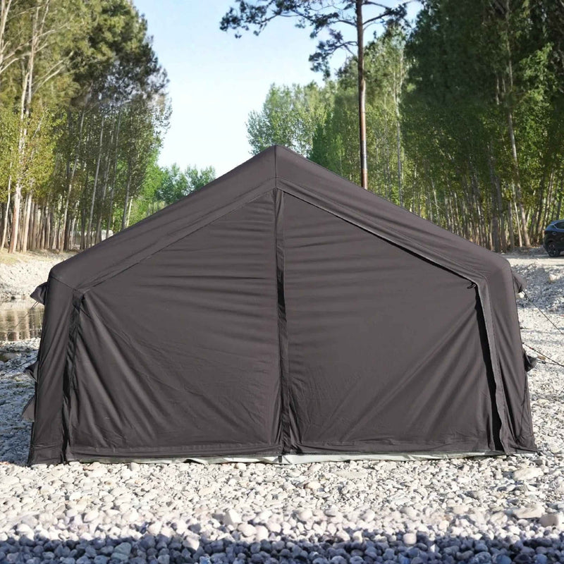 Coody 17.2 (Koala-7) Black Large Inflatable Tent for Camping (2-10 person)