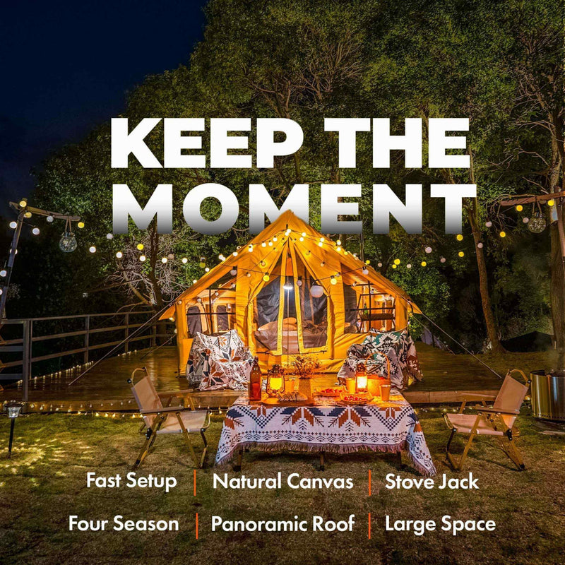 RBM Panda Large Sunny Beige - Inflatable Tent for Camping (2-6 person)