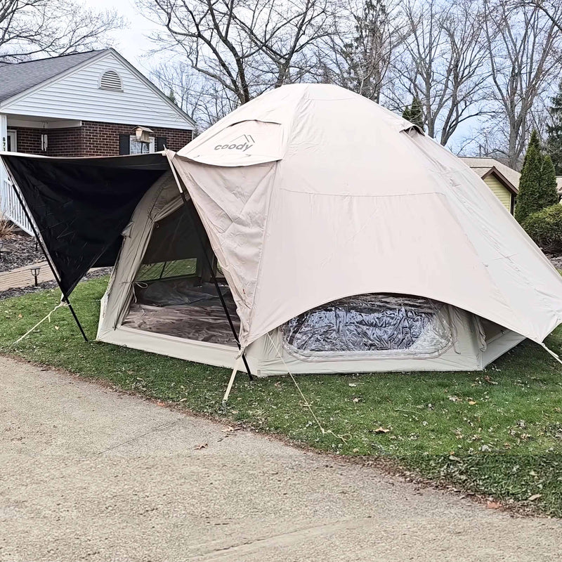 Coody Aurora Dome Beige - Luxury Inflatable Tent (2-4 person)