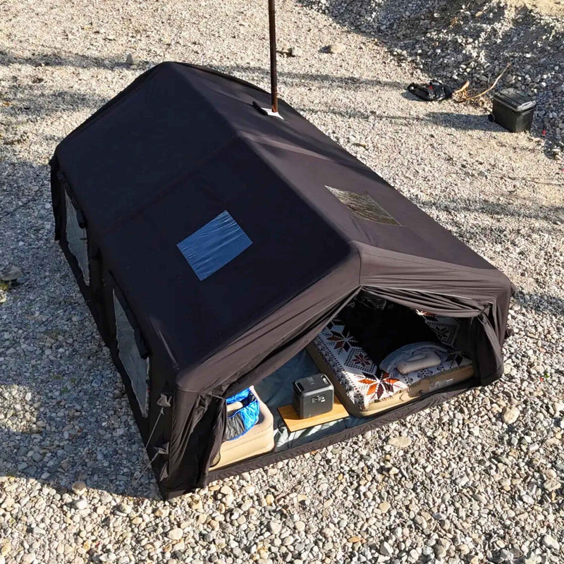 Coody 17.2 Black (2-10 person)+ RBM Wood Stove Caminus M