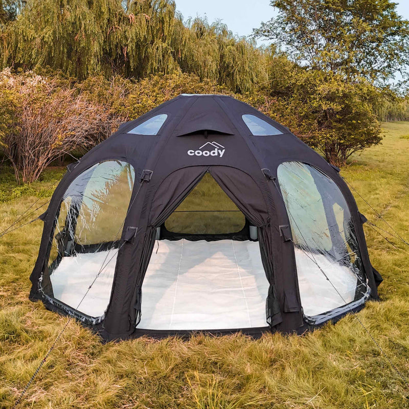 Coody Aurora Dome Black Luxury Inflatable Tent (2-4 person)