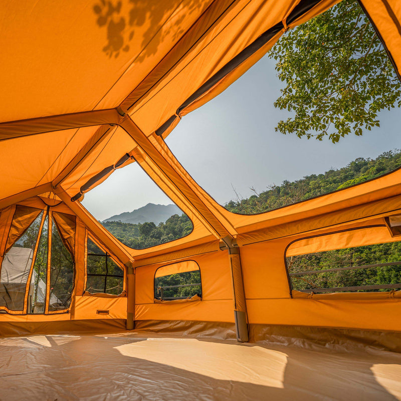 RBM Panda Large Sunny Beige (2-8 person) + RBM Wood Stove Caminus M