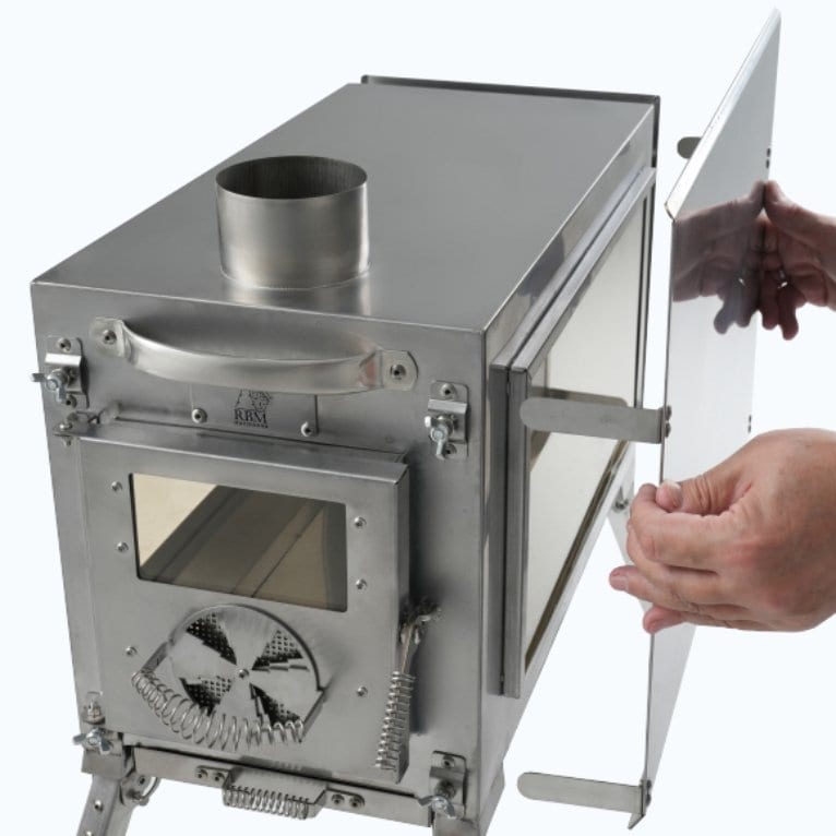 RBM Medium Wood Stove With Fire-Resistant Glass «Caminus M»
