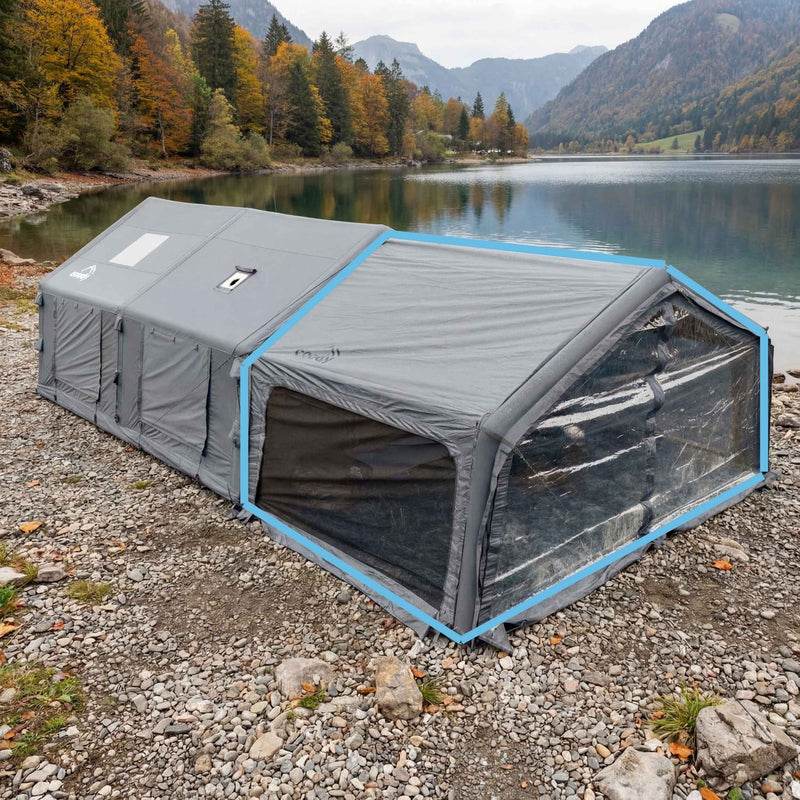 Coody AirTarp Gray - Inflatable Canopy for Tent 17.2, 13.6, Hub, 10.0