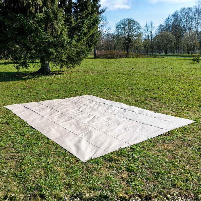 Coody Familia AirTent 17.2 PRO Gray (2-10 Person)+Electric Pump+TPU Door Gray+Ground Sheet