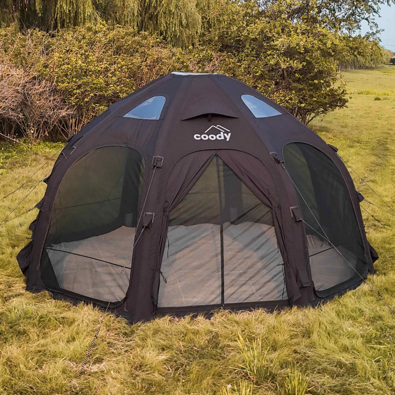 Coody Aurora Dome Black Luxury Inflatable Tent (2-4 person)