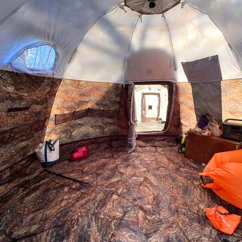 RBM Outdoors UP-5 - All-Seasons Double Layer Hot Tent for 2-6 person