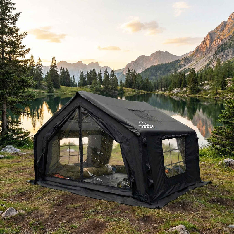 Coody 10.0 Black Inflatable Tent for Camping (2-4 person)