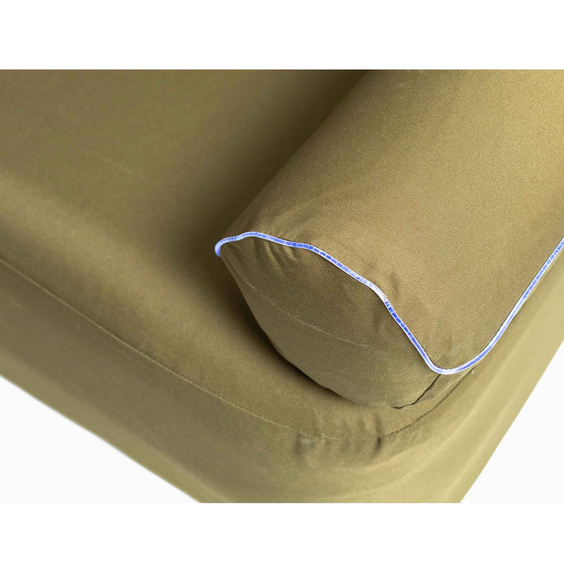 Coody Air Sofa Khaki Inflatable Camping Couch with Built-In Pump