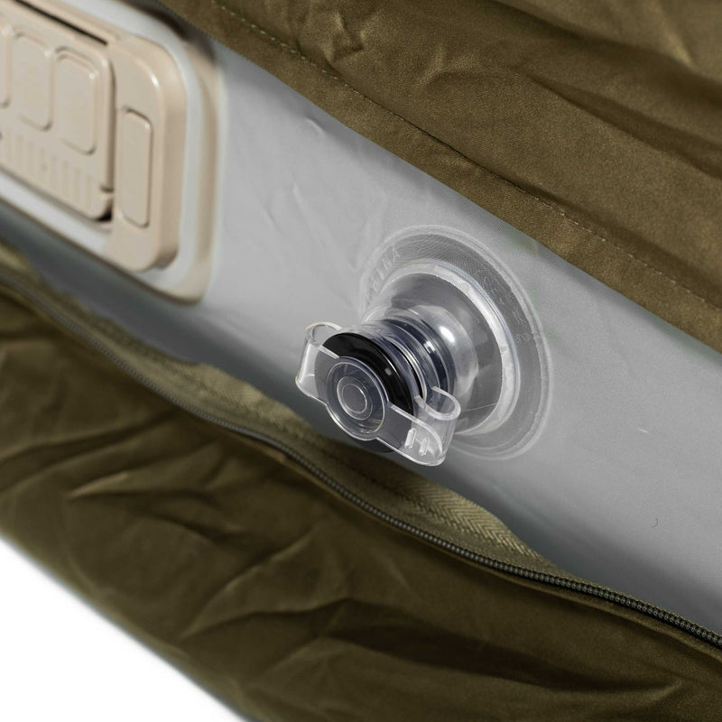 Coody Air Mattress Green Twin XL (197×91×35 cm) – Premium Air Bed with Built-in Pump