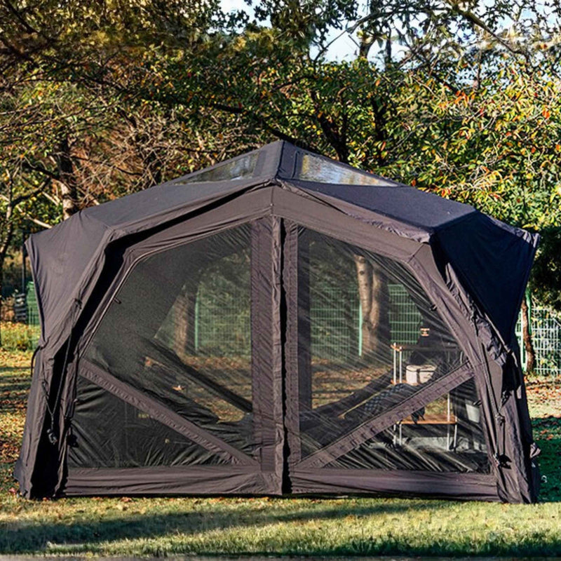 Coody Hub Pro Black - Inflatable Tent for Camping (2-6 Person)