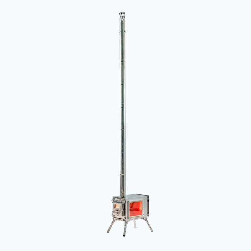 RBM Small Wood Stove With Fire-Resistant Glass «Caminus S»