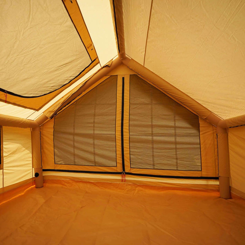 RBM Panda Medium Sunny Beige (1-4 person) + RBM Wood Stove Caminus S