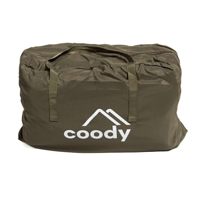 Coody Air Mattress Green King (197×184×35 cm) – Premium Air Bed with Built-in Pump