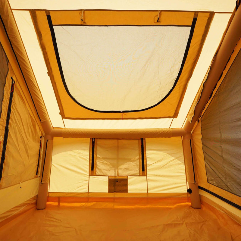 RBM Panda Medium Sunny Beige (1-4 person) + RBM Wood Stove Caminus S