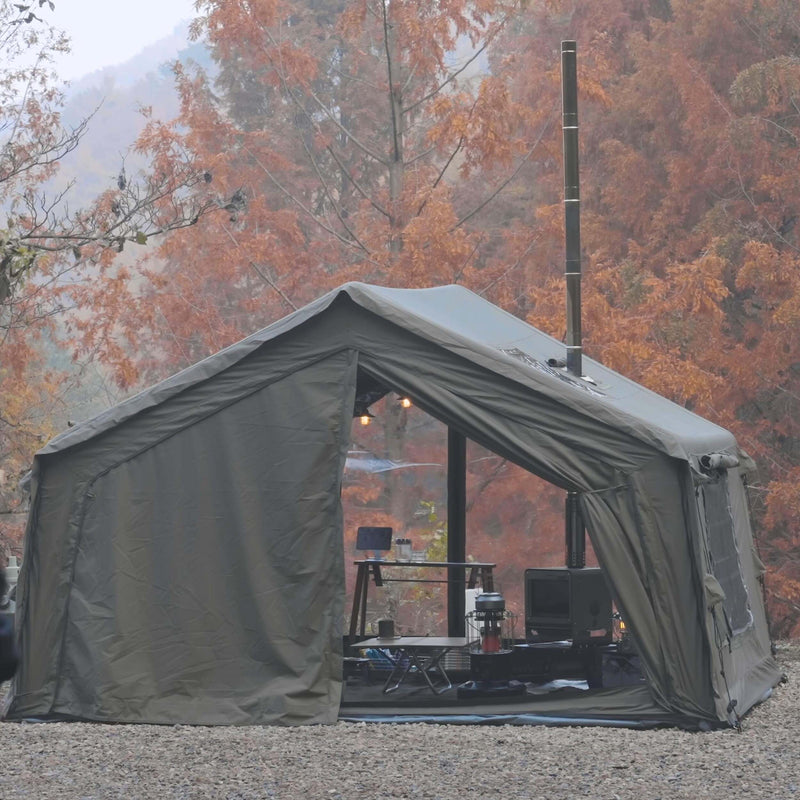 Coody 10.0 Forest Green Inflatable Tent for Camping (2-4 person)