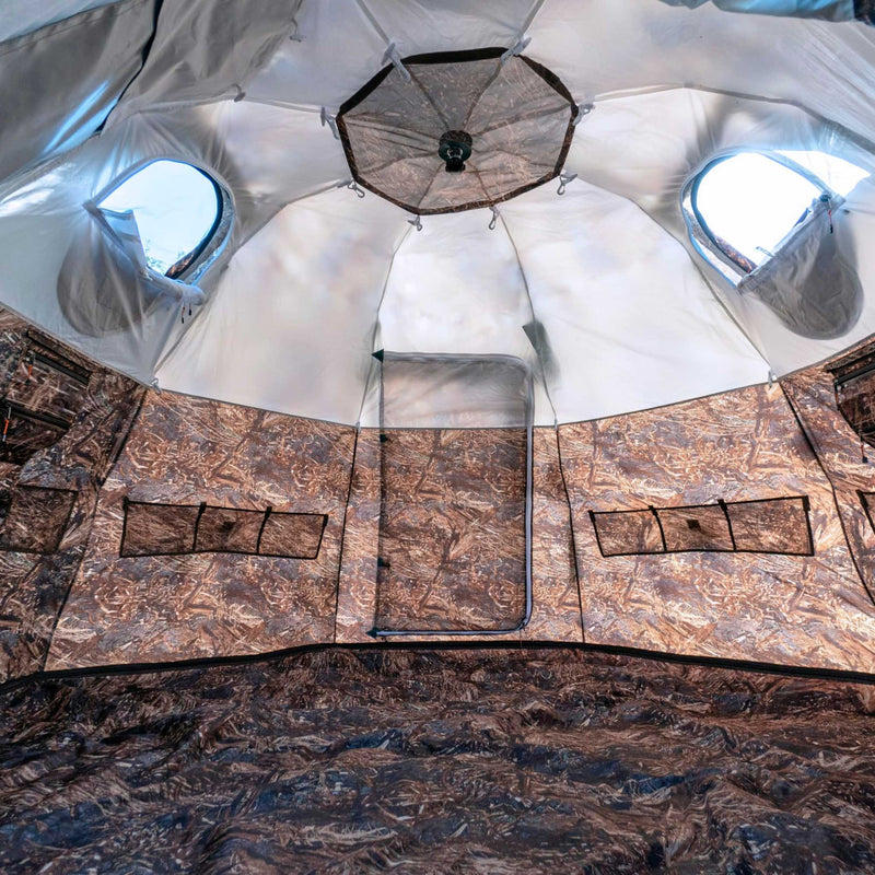 RBM Outdoors UP-2 - All-Seasons Double Layer Hot Tent for 2-4 person