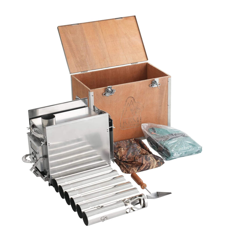 RBM Small Wood Stove With Fire-Resistant Glass «Caminus S»
