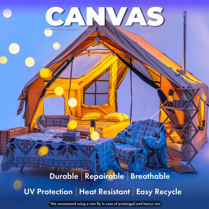 RBM Panda Medium Sunny Beige (1-4 person) + RBM Wood Stove Caminus S