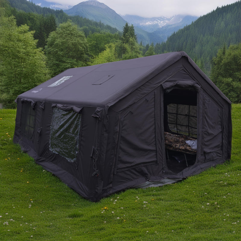 Coody 13.6 (Koala-5) Black Inflatable Tent for Camping (2-8 person)