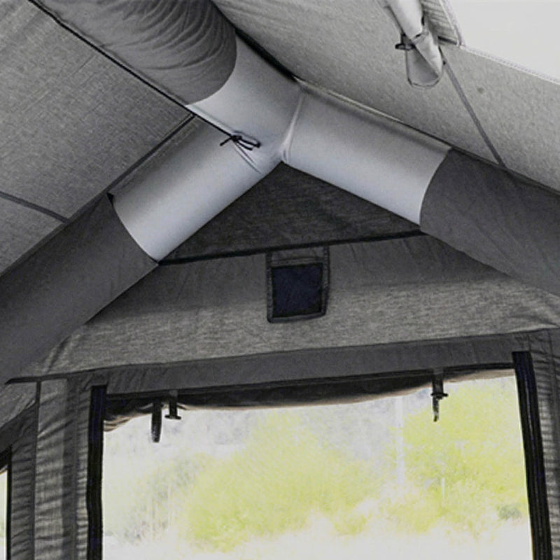 Coody 8.0 Gray - Inflatable Tent House for Camping 1-4 person