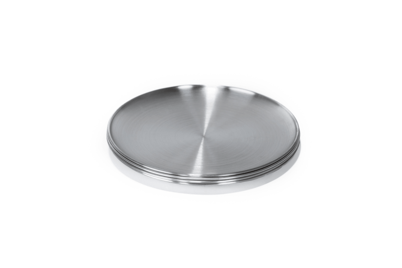 Stainless Steel Chef Plate Set (4)