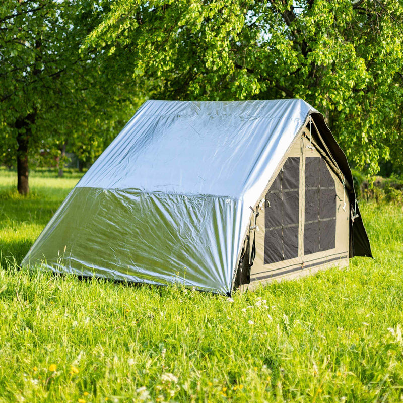 RBM Panda Medium Forest Green (1-4 person) + RBM Wood Stove Caminus S