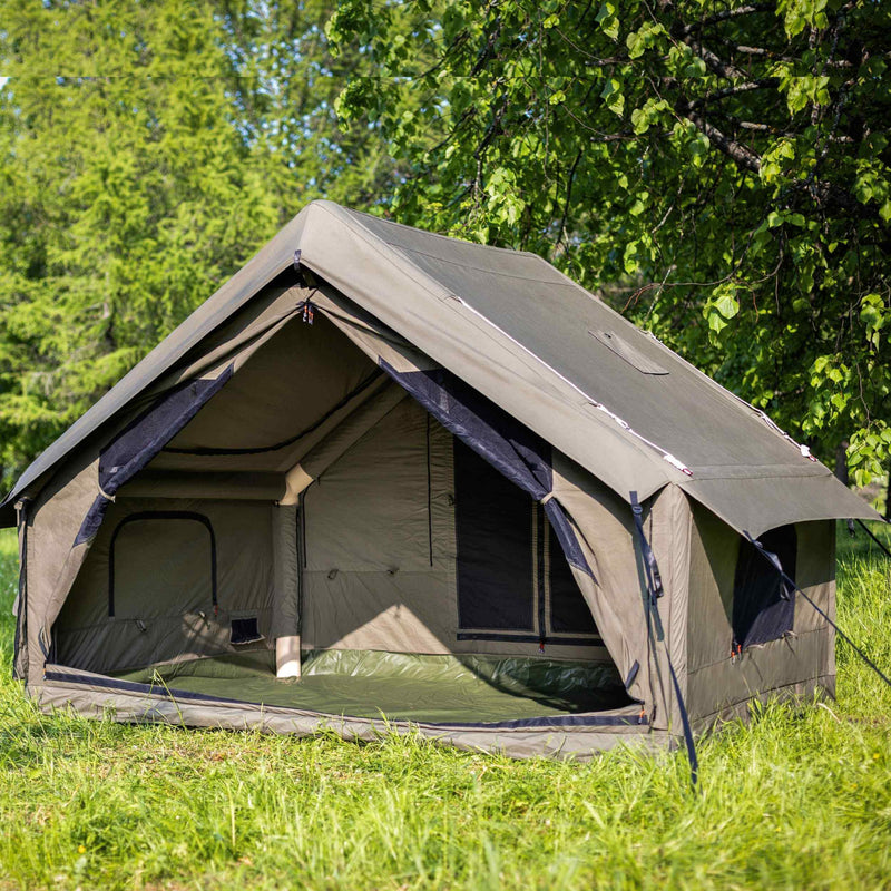 RBM Panda Medium Forest Green (1-4 person) + RBM Wood Stove Caminus S
