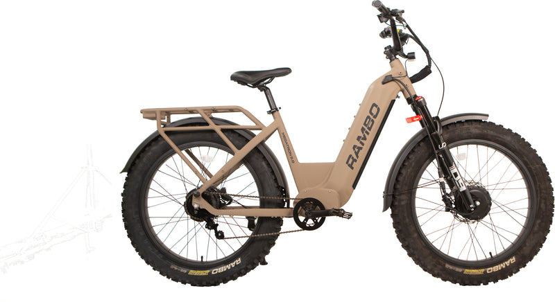 Rambo Megatron 5.0 Step-Thru All-Wheel Drive E-Bike