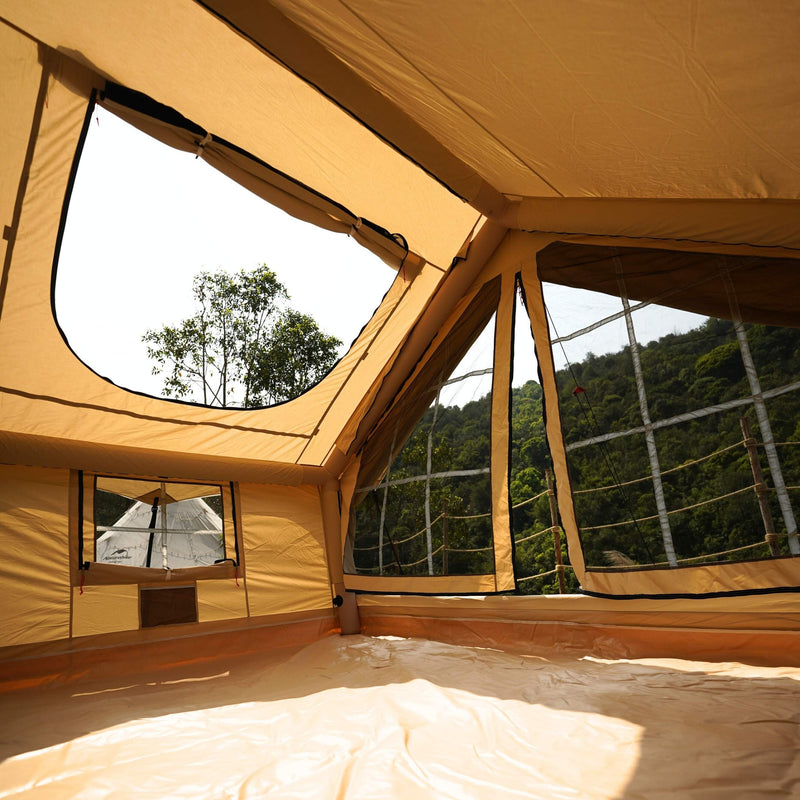 RBM Panda Medium Sunny Beige (1-4 person) + RBM Wood Stove Caminus S