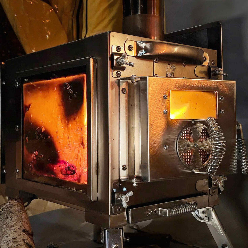 RBM Small Wood Stove With Fire-Resistant Glass «Caminus S»