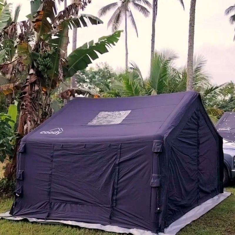 Coody 10.0 Black (2-10 person) + RBM Wood Stove Caminus S