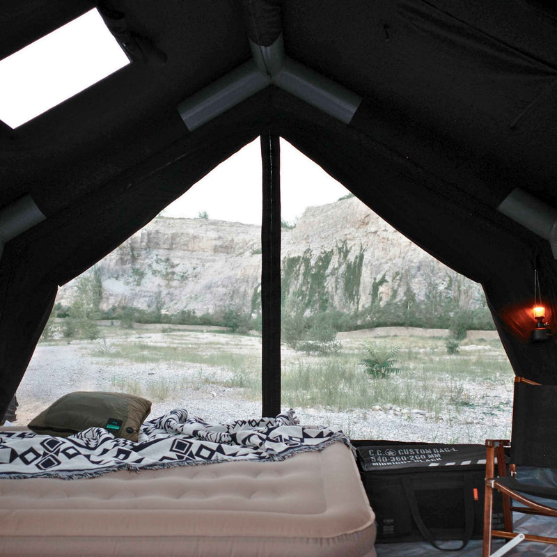 Coody 13.6 (Koala-5) Black Inflatable Tent for Camping (2-8 person)