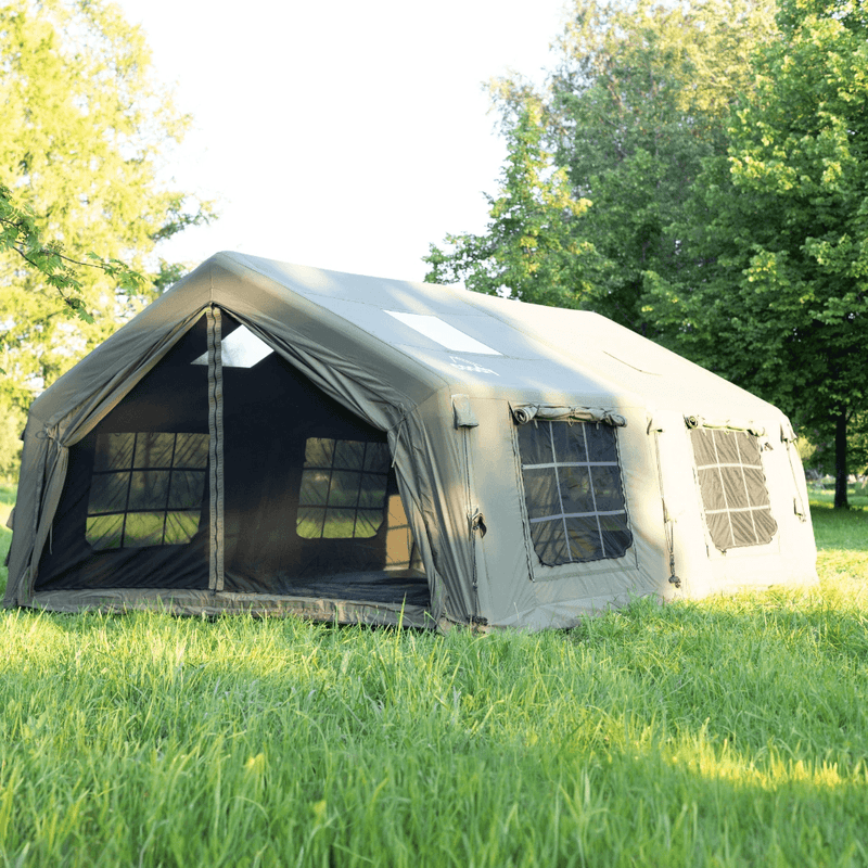 Coody 17.2 Forest Green (2-10 person) + RBM Wood Stove Caminus M