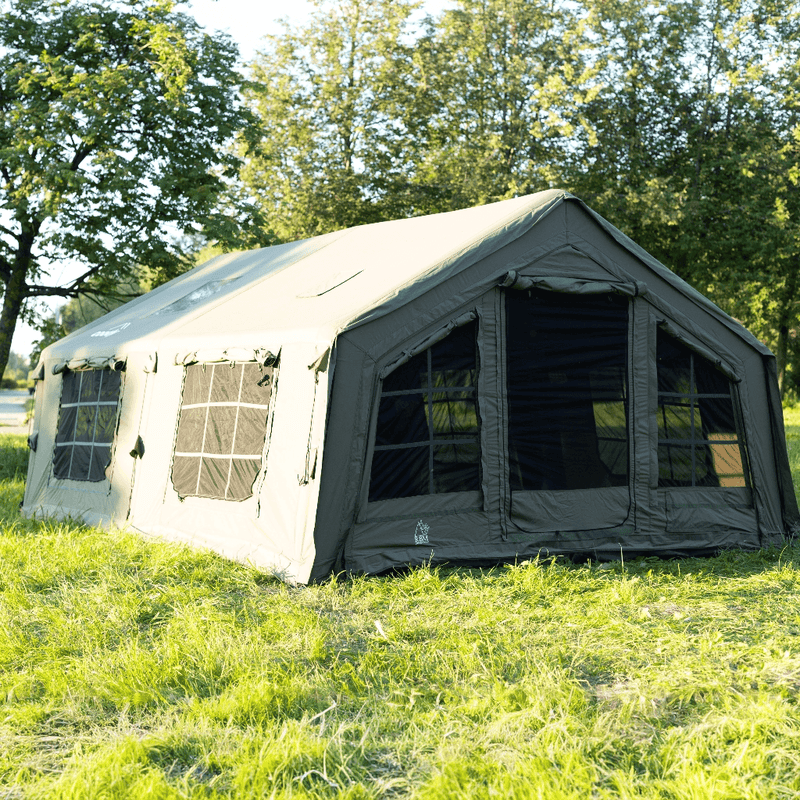 Coody 17.2 Forest Green (2-10 person) + RBM Wood Stove Caminus M