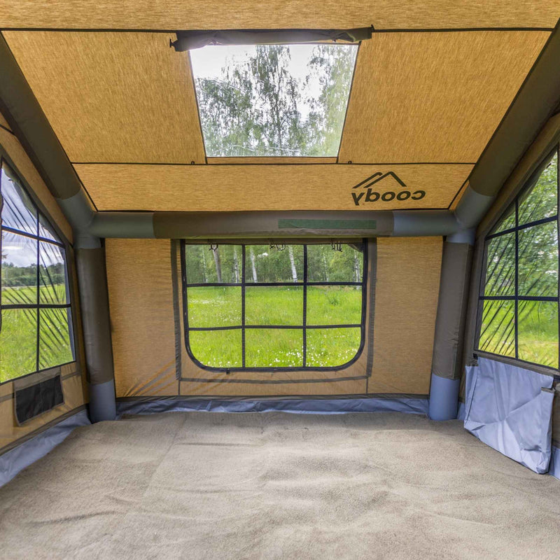 Coody 8.0 Forest Green Inflatable Tent for Camping (1-4 person)