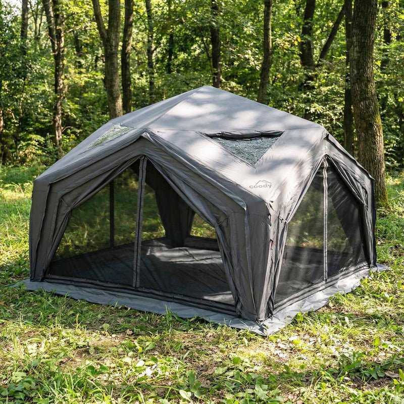 Coody | RBM Hub Shelter Inflatable Tent for 2-6 Person (Gray)